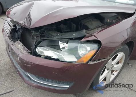 2012 Volkswagen Passat 2.5L Se from USA, damaged, VIN 1VWBH7A37CC068301